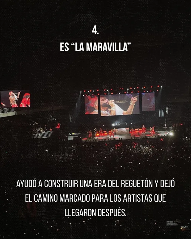 Razón 4: es «La Maravilla»; ayudó a construir una era del reguetón.